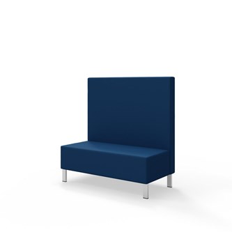 Sittmodul Snake 120 med metallben, mellanhög rygg SH43