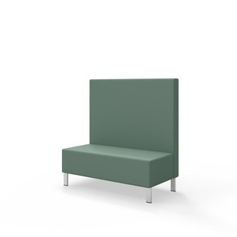 Sittmodul Snake 120 med metallben, mellanhög rygg SH43