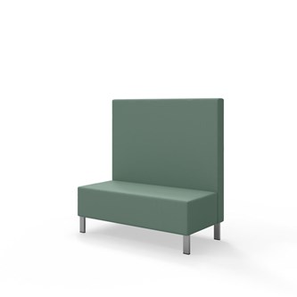 Sittmodul Snake 120 med metallben, mellanhög rygg SH43