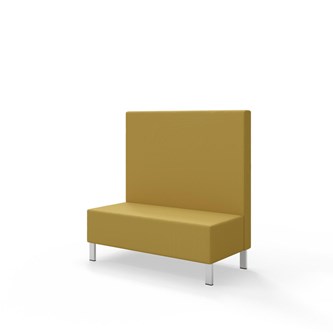 Sittmodul Snake 120 med metallben, mellanhög rygg SH43