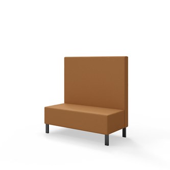 Sittmodul Snake 120 med metallben, mellanhög rygg SH43