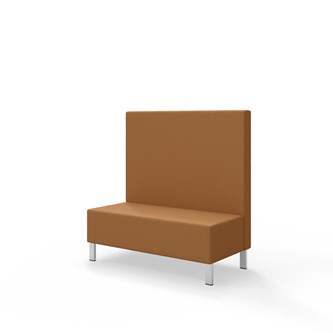 Sittmodul Snake 120 med metallben, mellanhög rygg SH43