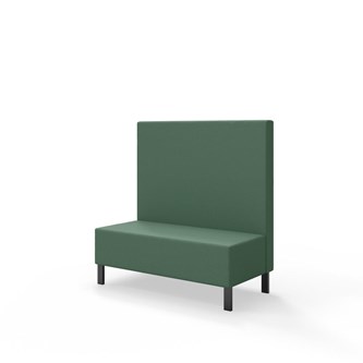 Sittmodul Snake 120 med metallben, mellanhög rygg SH43