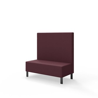 Sittmodul Snake 120 med metallben, mellanhög rygg SH43