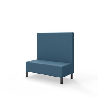 Sittmodul Snake 120 med metallben, mellanhög rygg SH43