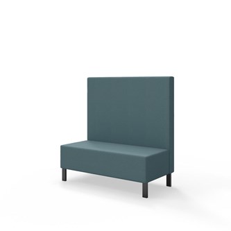 Sittmodul Snake 120 med metallben, mellanhög rygg SH43