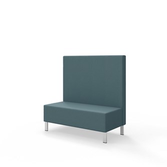 Sittmodul Snake 120 med metallben, mellanhög rygg SH43