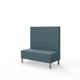 Sittmodul Snake 120 med metallben, mellanhög rygg SH43