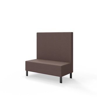 Sittmodul Snake 120 med metallben, mellanhög rygg SH43