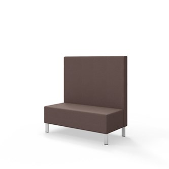 Sittmodul Snake 120 med metallben, mellanhög rygg SH43