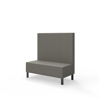 Sittmodul Snake 120 med metallben, mellanhög rygg SH43