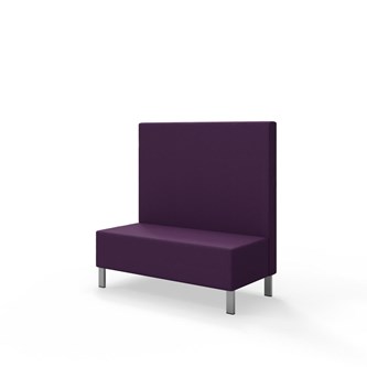 Sittmodul Snake 120 med metallben, mellanhög rygg SH43