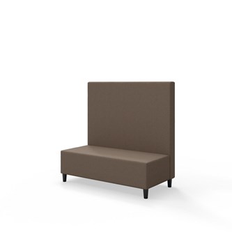 Sittmodul Snake 120 med träben, mellanhög rygg SH37,5