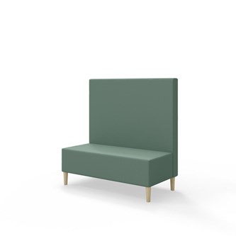 Sittmodul Snake 120 med träben, mellanhög rygg SH43