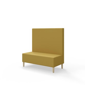 Sittmodul Snake 120 med träben, mellanhög rygg SH43