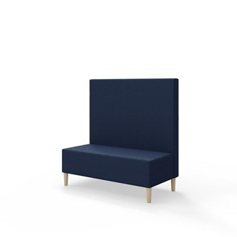 Sittmodul Snake 120 med träben, mellanhög rygg SH43