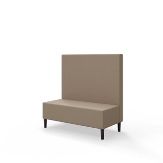 Sittmodul Snake 120 med träben, mellanhög rygg SH43