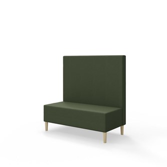 Sittmodul Snake 120 med träben, mellanhög rygg SH43