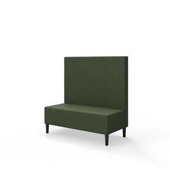 Sittmodul Snake 120 med träben, mellanhög rygg SH43