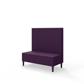 Sittmodul Snake 120 med träben, mellanhög rygg SH43