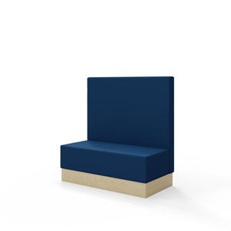 Sittmodul Snake 120 med sockel, mellanhög rygg SH43