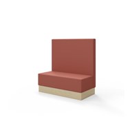 Sittmodul Snake 120 med sockel, mellanhög rygg SH43