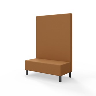 Sittmodul Snake 120 med metallben, hög rygg SH43