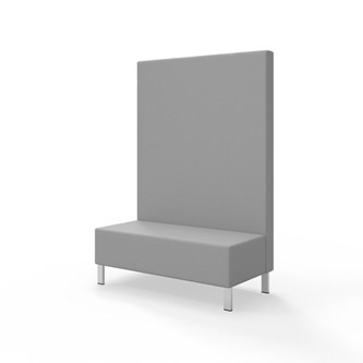 Sittmodul Snake 120 med metallben, hög rygg SH43