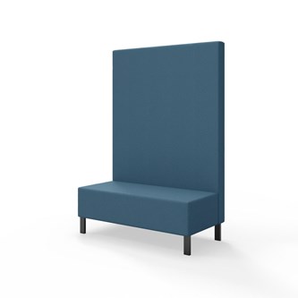 Sittmodul Snake 120 med metallben, hög rygg SH43