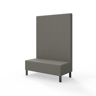 Sittmodul Snake 120 med metallben, hög rygg SH43