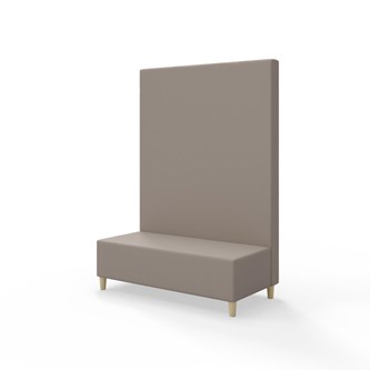 Sittmodul Snake 120 med träben, hög rygg SH37,5