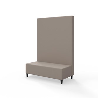 Sittmodul Snake 120 med träben, hög rygg SH37,5