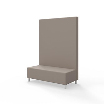 Sittmodul Snake 120 med träben, hög rygg SH37,5