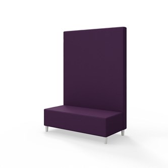 Sittmodul Snake 120 med träben, hög rygg SH37,5