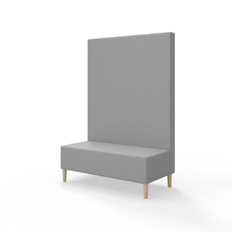 Sittmodul Snake 120 med träben, hög rygg SH43