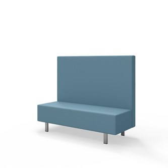 Sittmodul Snake 150 med metallben, mellanhög rygg SH43