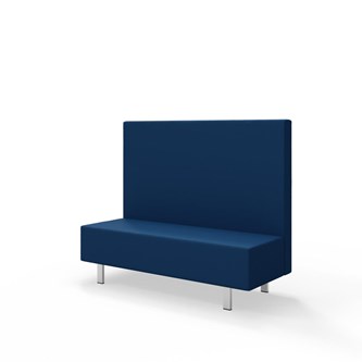 Sittmodul Snake 150 med metallben, mellanhög rygg SH43