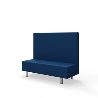 Sittmodul Snake 150 med metallben, mellanhög rygg SH43