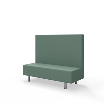 Sittmodul Snake 150 med metallben, mellanhög rygg SH43