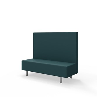 Sittmodul Snake 150 med metallben, mellanhög rygg SH43