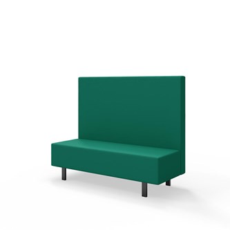 Sittmodul Snake 150 med metallben, mellanhög rygg SH43