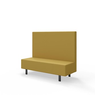 Sittmodul Snake 150 med metallben, mellanhög rygg SH43