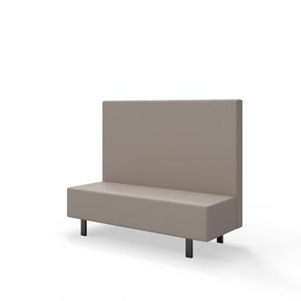 Sittmodul Snake 150 med metallben, mellanhög rygg SH43