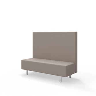 Sittmodul Snake 150 med metallben, mellanhög rygg SH43