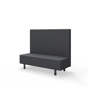 Sittmodul Snake 150 med metallben, mellanhög rygg SH43