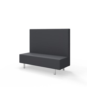 Sittmodul Snake 150 med metallben, mellanhög rygg SH43