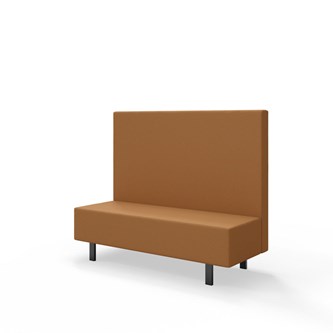 Sittmodul Snake 150 med metallben, mellanhög rygg SH43