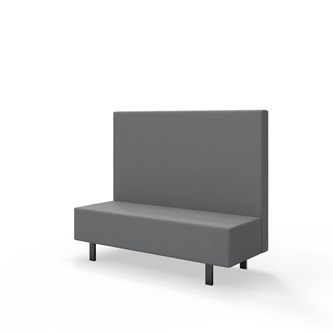 Sittmodul Snake 150 med metallben, mellanhög rygg SH43