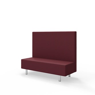 Sittmodul Snake 150 med metallben, mellanhög rygg SH43