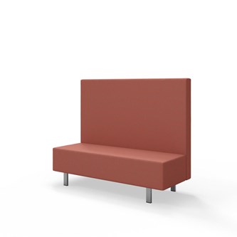 Sittmodul Snake 150 med metallben, mellanhög rygg SH43